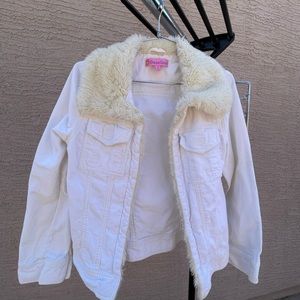 White jean jacket ☁️